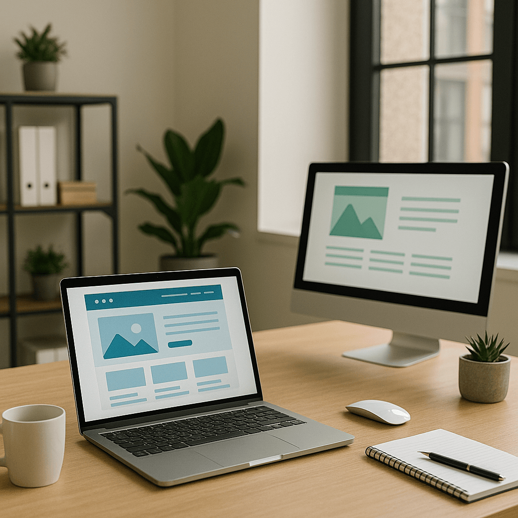 webdesign muntendam - werkplek